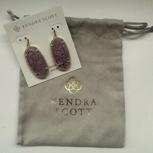Kendra Scott Purple Elle Earrings